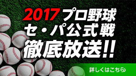 2017プロ野球公式戦